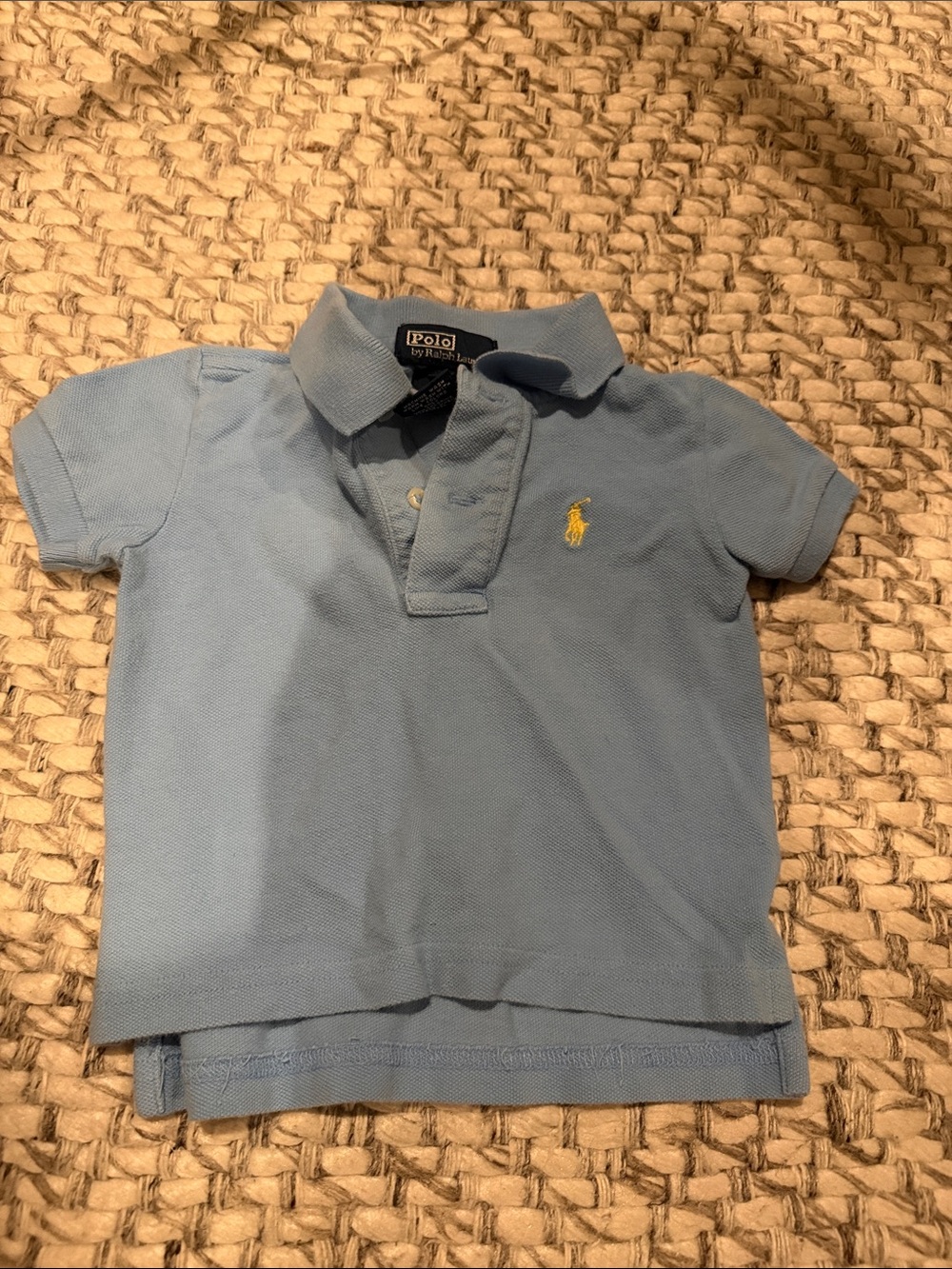 Polo by Ralph Lauren Blue Toddler Polo with Yellow Pony 9 months